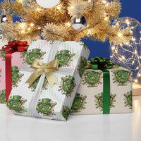 Slimy Shamrock Baseball Glove Wrapping Paper Roll St Patricks Day Gift