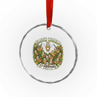Sloth World 13 Survivors Animal Rescue Crystal Glass Ornament Memorial Tribute and Florida Wildlife Protection