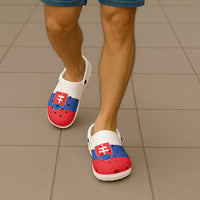 Slovakia Clogs Shoes Flag Color Inspiration - Wonder Print Shop
