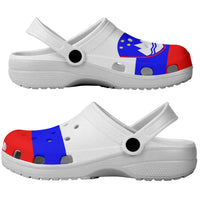 Slovenia Clogs Shoes Flag Color Inspiration - Wonder Print Shop