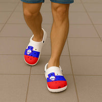 Slovenia Clogs Shoes Flag Color Inspiration - Wonder Print Shop