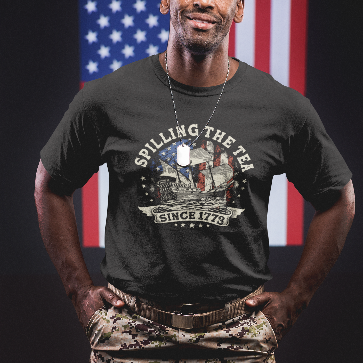 Spilling The Tea Since 1773 4th Of July Independence Day T Shirt - Wonder Print Shop