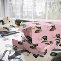 Smoking Mallard Meme Graphic Wrapping Paper Roll Chaotic Funny Wild Duck Attitude Viral Internet Humor