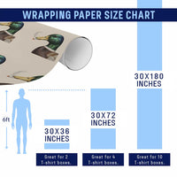 Smoking Mallard Meme Graphic Wrapping Paper Roll Chaotic Funny Wild Duck Attitude Viral Internet Humor