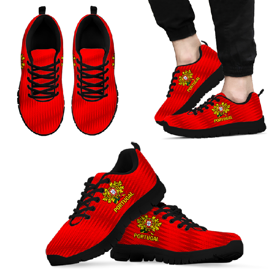 Portugal Football Sporty Sneakers Style Flag LT01