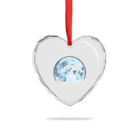 Snowboard Moon Snowboarding Winter Sports Heart Crystal Glass Ornament - Wonder Print Shop