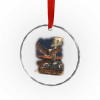 Soar On Wings Like Eagles Christian Crystal Glass Ornament Isaiah 40:31 Bible Verse Faith Motorcycle