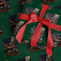 Soar On Wings Like Eagles Christian Wrapping Paper Roll Isaiah 40:31 Bible Verse Faith Motorcycle