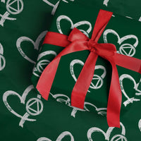 Sobriety Heart Sober Anniversary Alcoholic Abstinence Wrapping Paper Roll