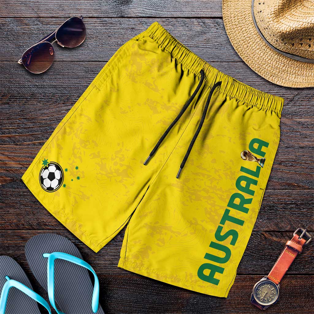 Soccer 2026 Australia Shorts for Men Socceroos Go Glory