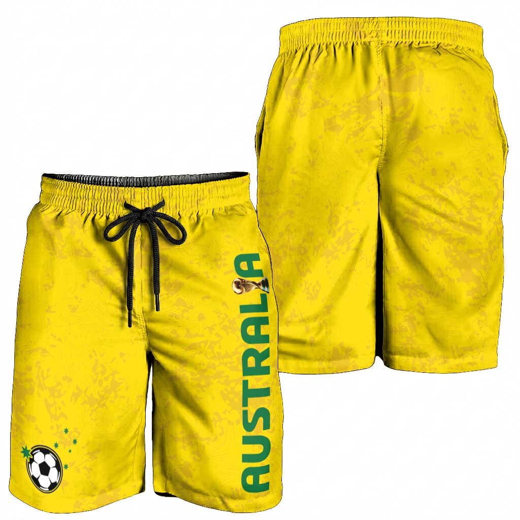 Soccer 2026 Australia Shorts for Men Socceroos Go Glory