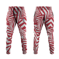 Soccer 2026 USA Jogger Pants Red Star Stylized