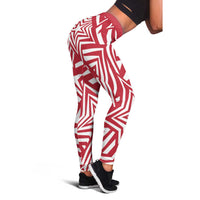 Soccer 2026 USA Leggings Red Star Stylized