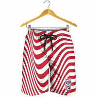 Soccer 2026 USA Shorts for Men Wave Flag Stylized