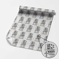 Soccer Christian Gift Wrapping Paper Roll I Can Do All Things Through Christ