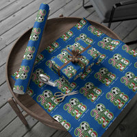 Soccer Football Lover Wrapping Paper Roll USA Canada Mexico Pride 26