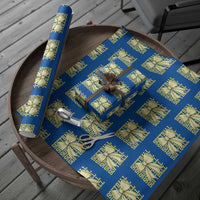 Softball Bow Wrapping Paper Roll Sister Sport Lovers Girls Team