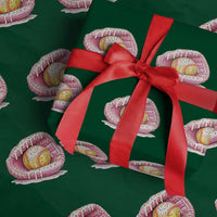 Softball Drip Wrapping Paper Roll Ice Cream Sprinkles Softball Glove Girls Kid