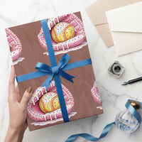 Softball Drip Wrapping Paper Roll Ice Cream Sprinkles Softball Glove Girls Kid