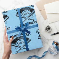 Softball Mom Gift Wrapping Paper Roll Diamonds Are A Girls Best Friend