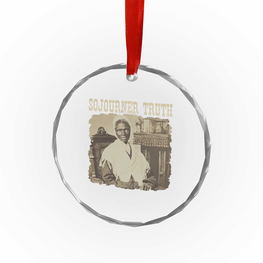 Sojourner Truth Crystal Glass Ornament African American Historical Hero