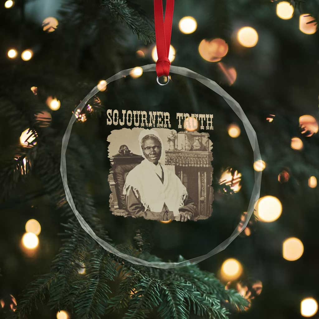 Sojourner Truth Crystal Glass Ornament African American Historical Hero