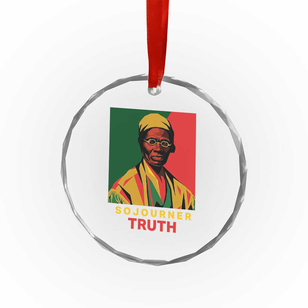 Sojourner Truth Crystal Glass Ornament Black History Month