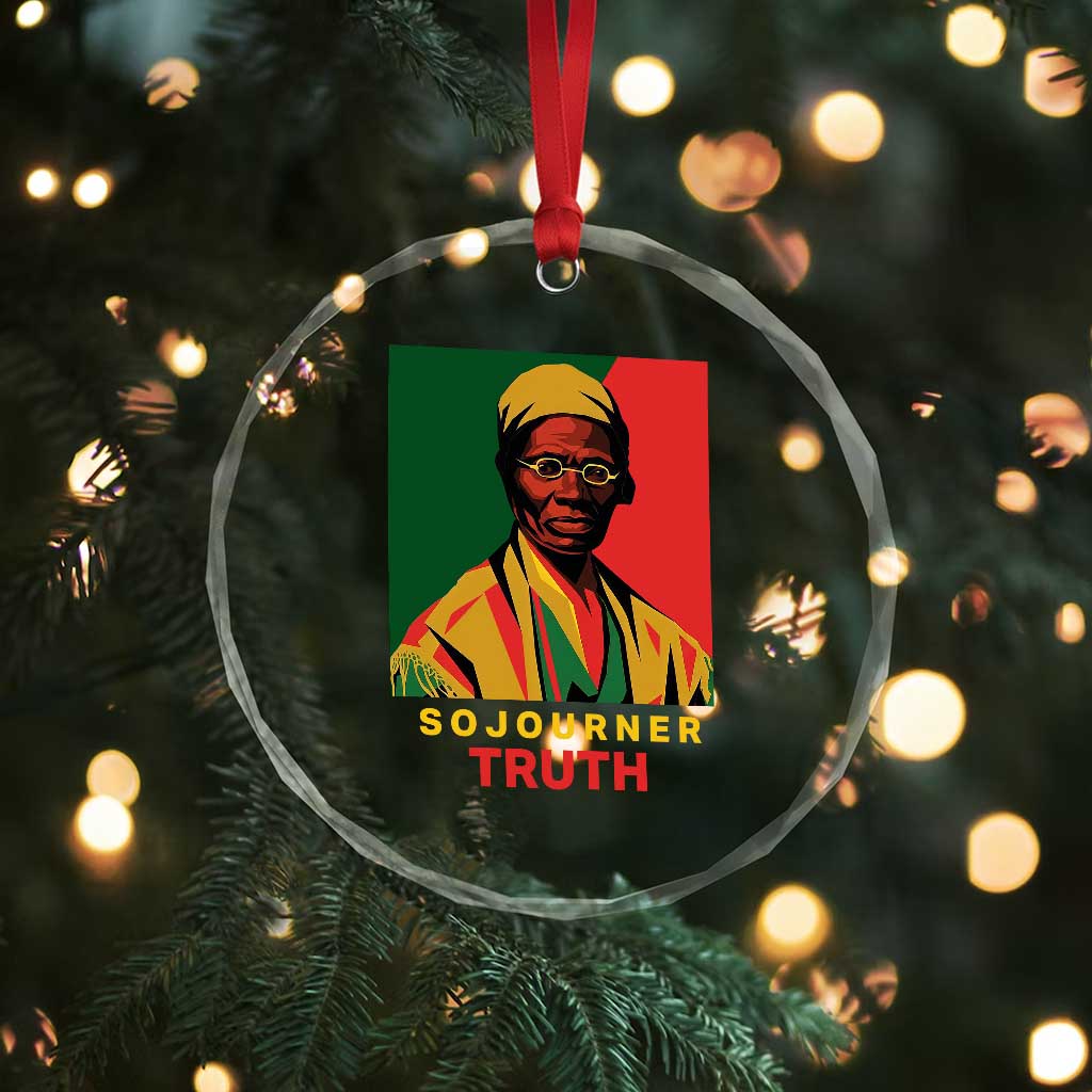 Sojourner Truth Crystal Glass Ornament Black History Month