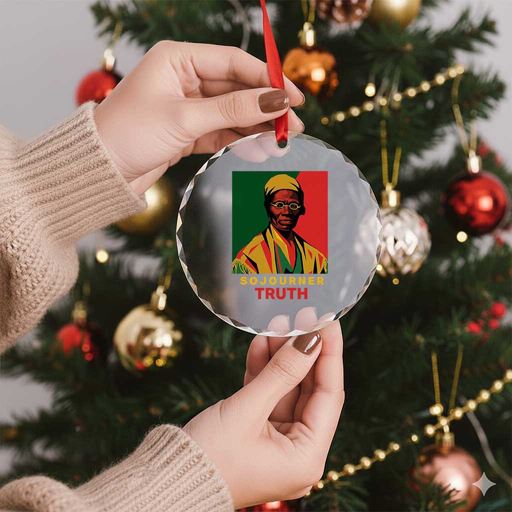 Sojourner Truth Crystal Glass Ornament Black History Month