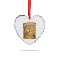 Sojourner Truth Heart Crystal Glass Ornament Black Women Quote