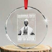 Sojourner Truth Quote Crystal Glass Ornament Black History Month