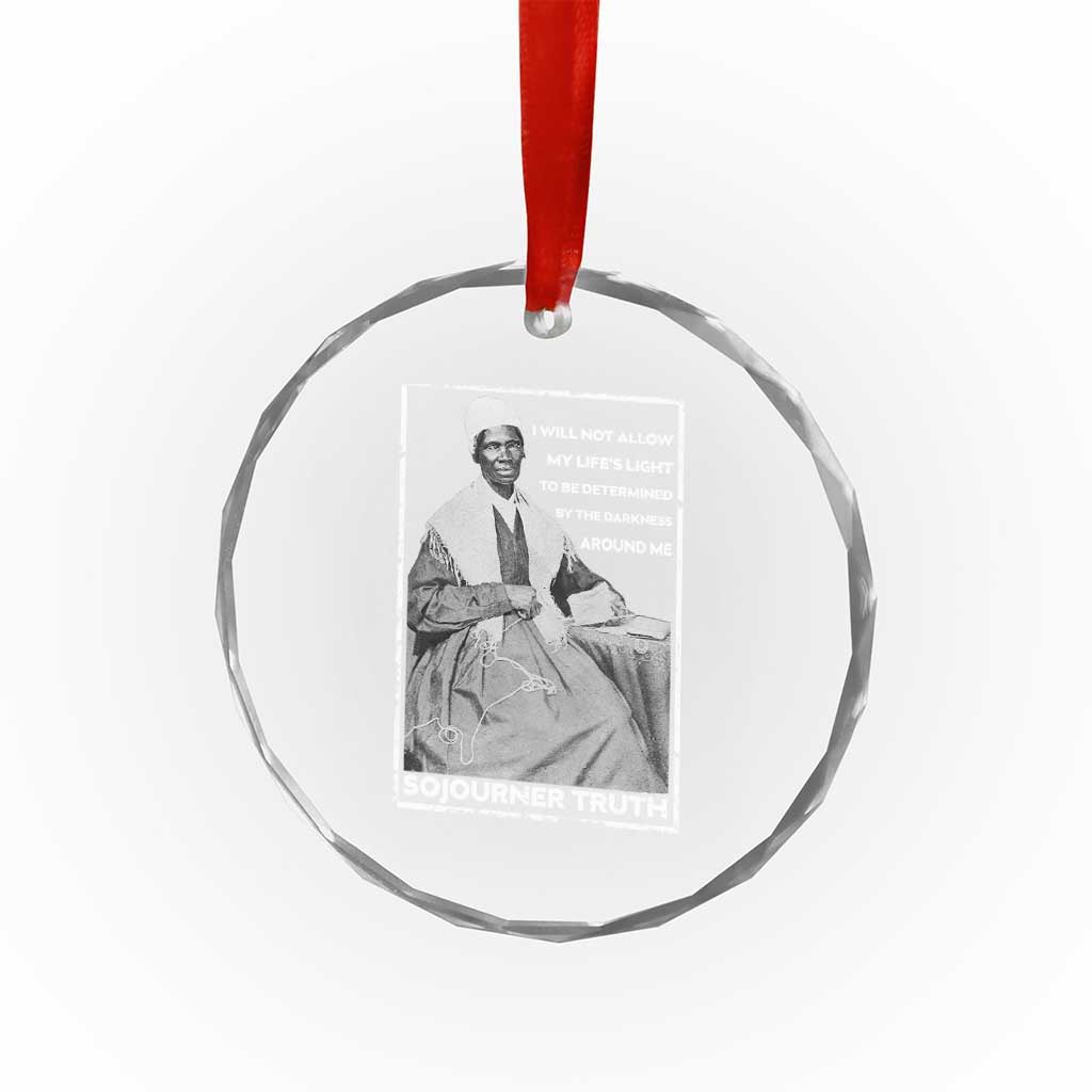 Sojourner Truth Quote Crystal Glass Ornament Black History Month Strong Woman
