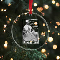 Sojourner Truth Quote Crystal Glass Ornament Black History Month Strong Woman