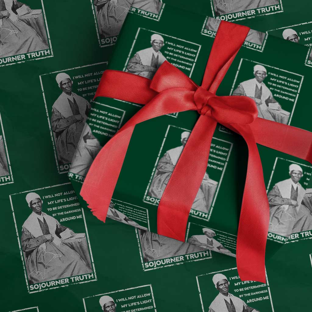 Sojourner Truth Quote Wrapping Paper Roll Black History Month Strong Woman