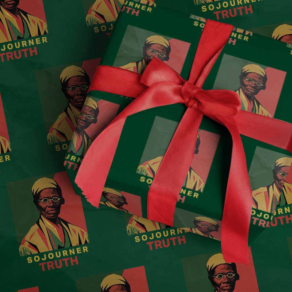 Sojourner Truth Wrapping Paper Roll Black History Month