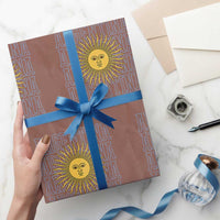 Sol de Mayo Argentina Flag Argentinian Sun Wrapping Paper Roll