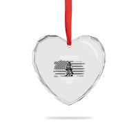 Soldier Skull Christian Faith Quote Heart Crystal Glass Ornament The Devil Saw Me With My Head Down And Thought He'd Won