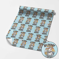 Some Bunny Needs Beer Funny Easter Drinking Humor Wrapping Paper Roll Retro Rabbit Beer Lover Gift