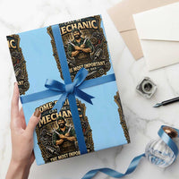 Some People Call Me Mechanic Important Call Me Dad Wrapping Paper Roll Fathers Day Gift