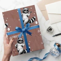 Sometimes I Just Be Fartin Wrapping Paper Roll Funny Raccoon Meme - Wonder Print Shop