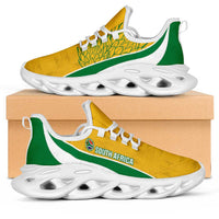 South Africa 2026 Football Clunky Sneakers Bafana Bafana Kente Curve Stylized - Wonder Print Shop