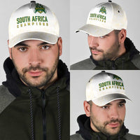 South Africa Cricket Champion Classic Cap Gold Proteas - All White LT7