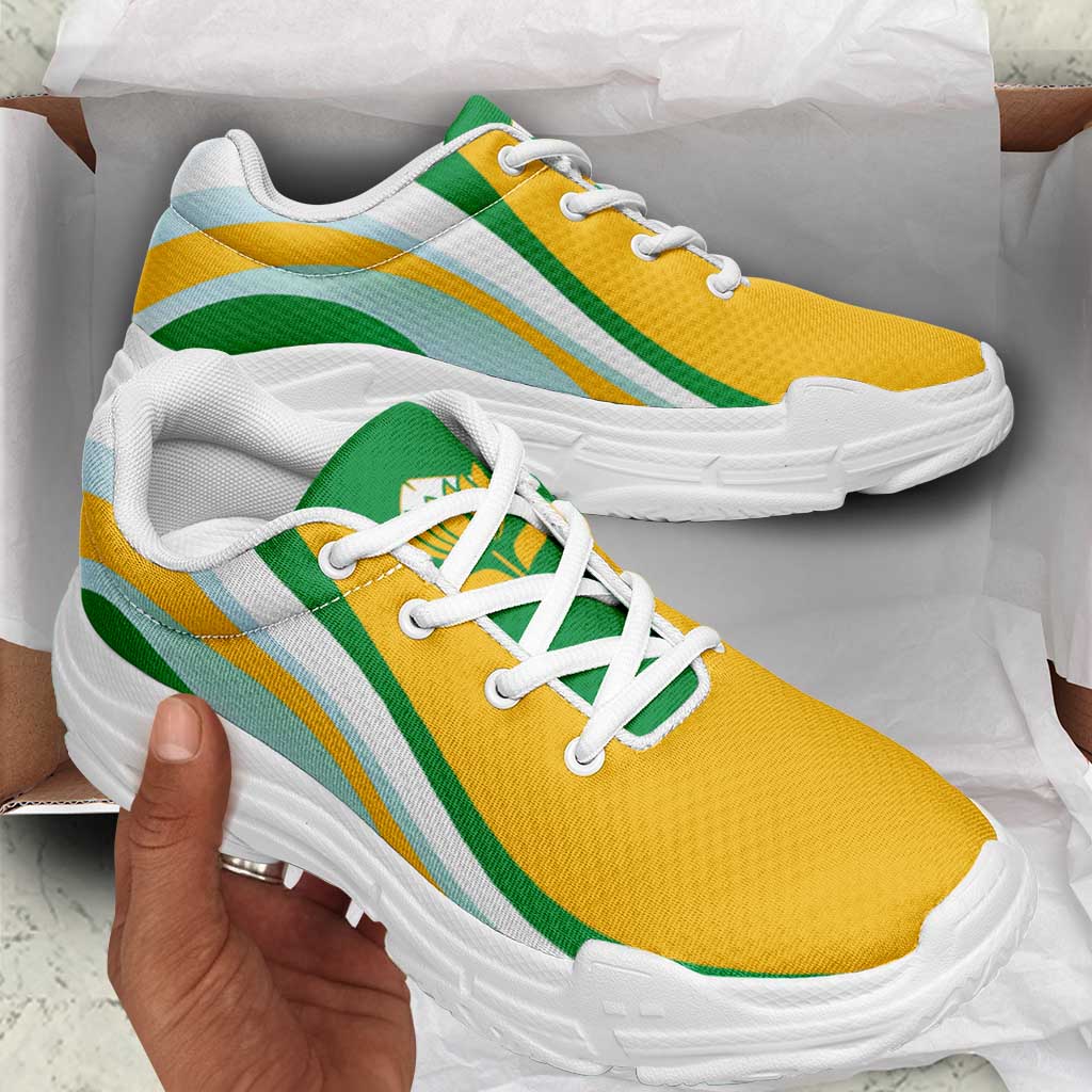 South Africa Football Chunky Sneakers Curve Style