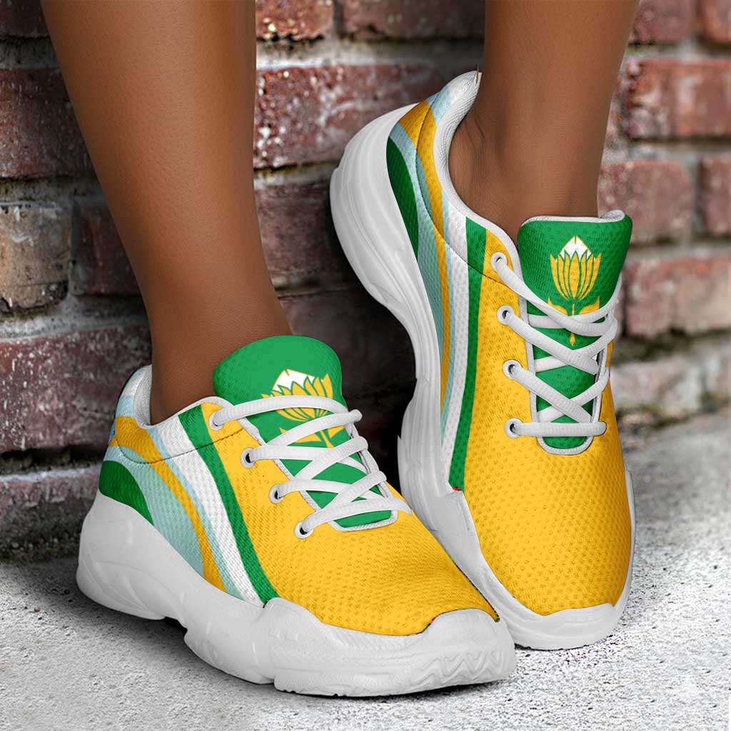 South Africa Football Chunky Sneakers Curve Style