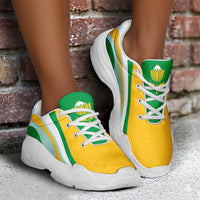 South Africa Football Chunky Sneakers Curve Style