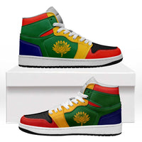 South Africa High Sneakers AJ1 Classic National Flag Style - Wonder Print Shop