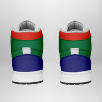 South Africa High Sneakers AJ1 Classic National Flag Style - Wonder Print Shop
