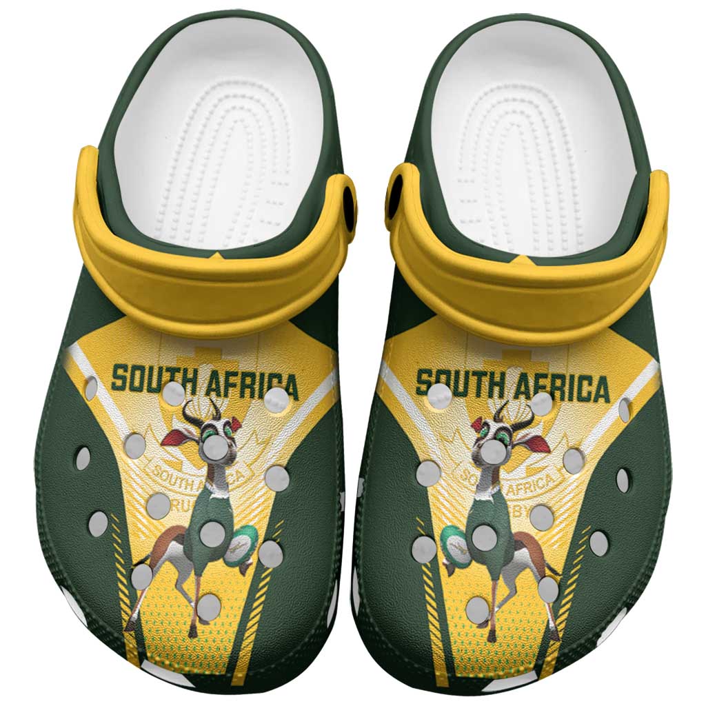 South Africa Rugby Clogs Shoes Springboks Mascot Sporty Style