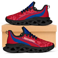 South Korea 2026 Football Clunky Sneakers Go Taegeuk Warriors Grunge Curve Stylized - Wonder Print Shop