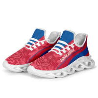 South Korea 2026 Football Clunky Sneakers Go Taegeuk Warriors Grunge Curve Stylized - Wonder Print Shop